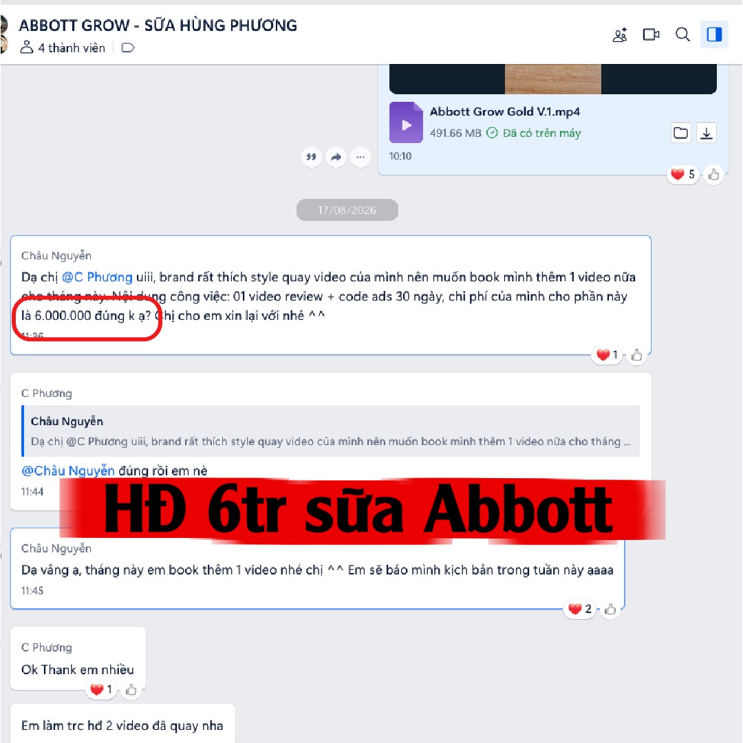 Hợp đồng 6 triệu sữa Abbott